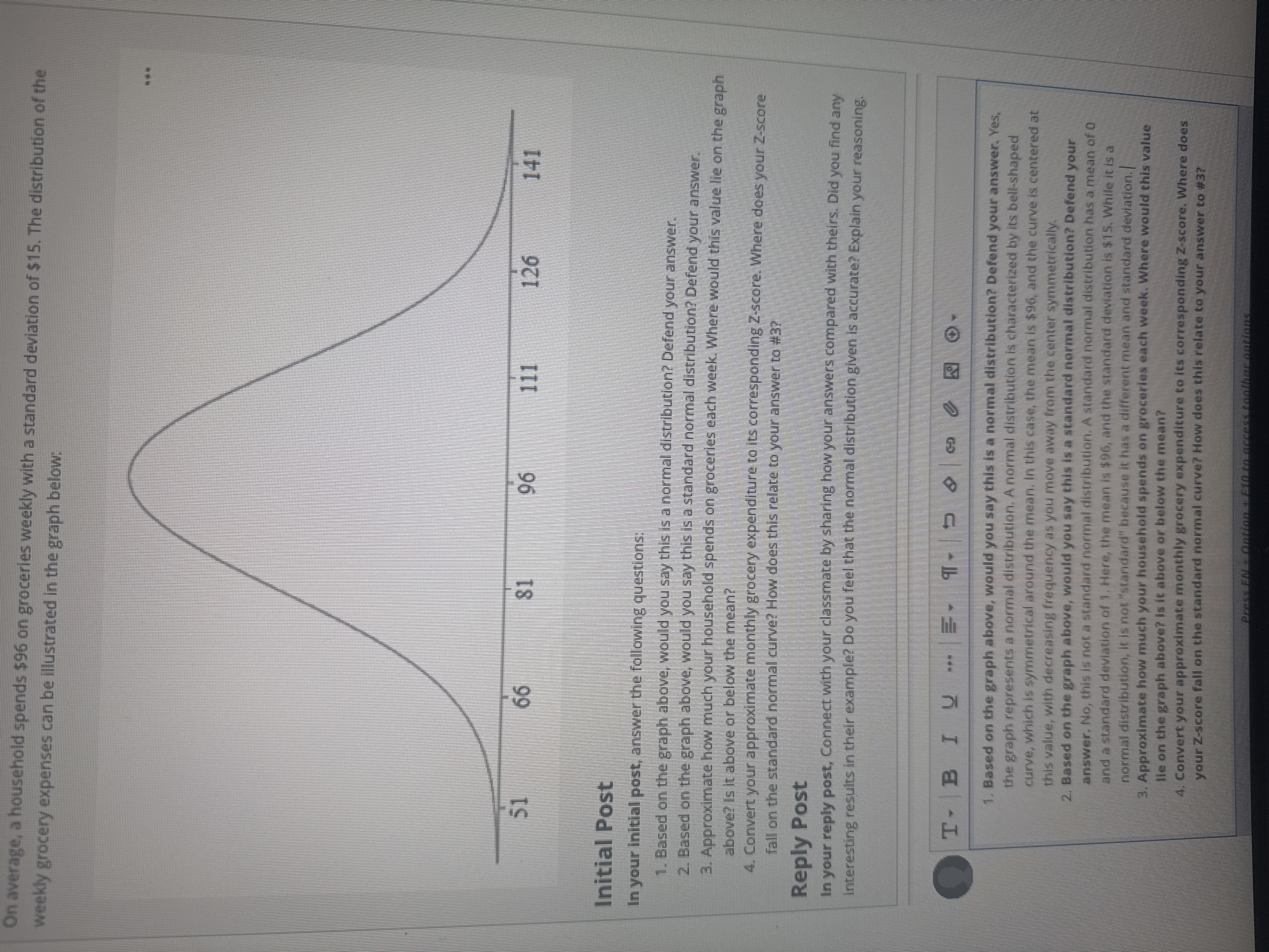 Help me with question 3 and 4 if my weekly