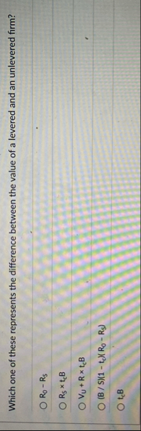 Which one of these represents the difference