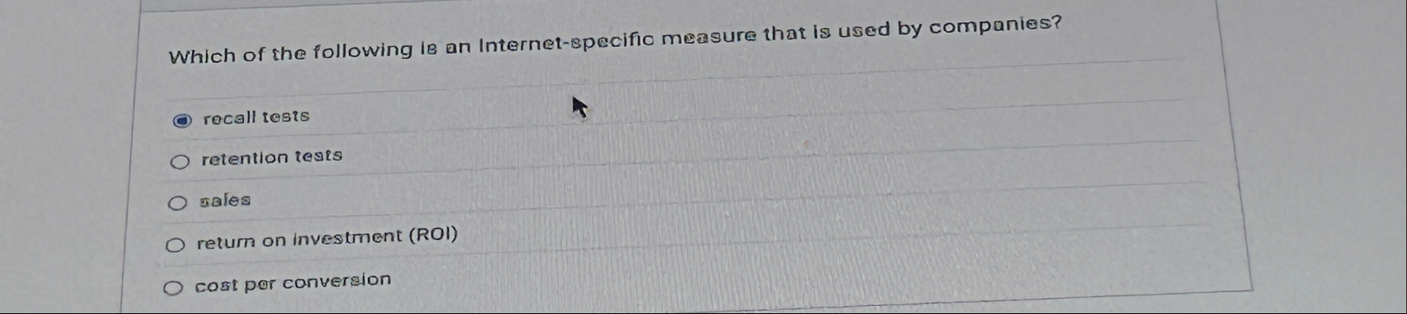 Which of the following is an Internet - specifio