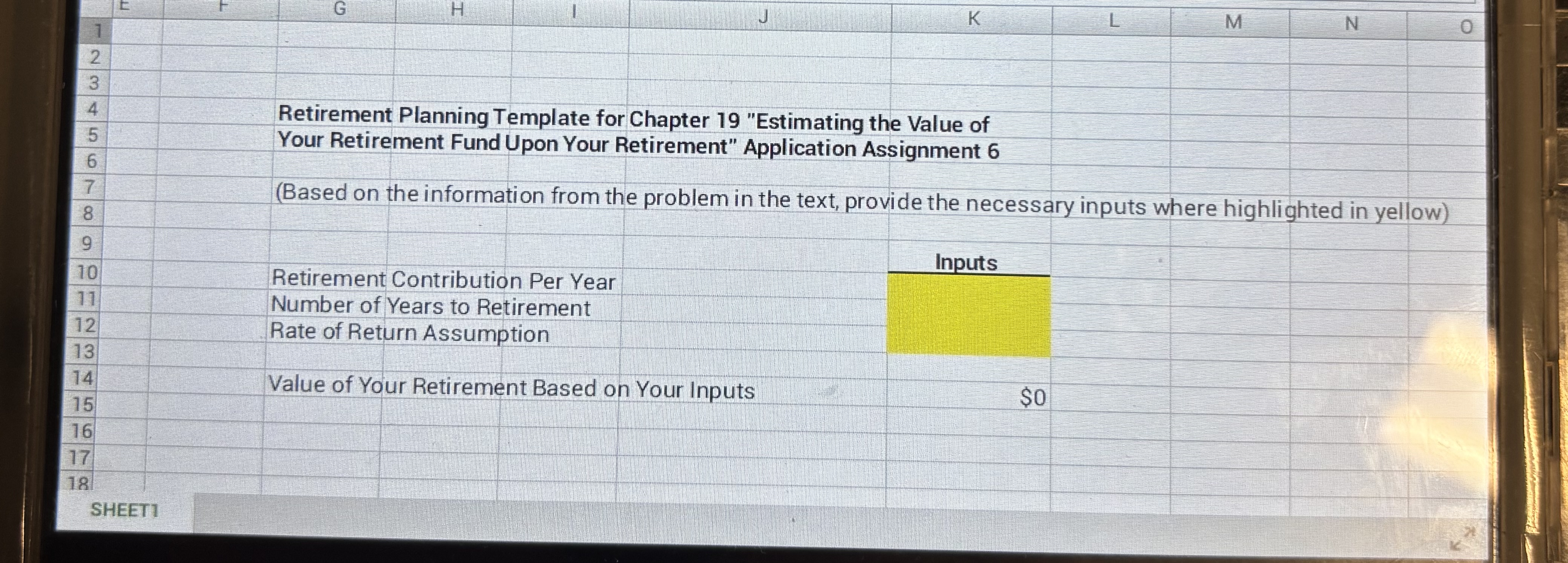 NAME DATE BUILDING YOUR OWN FINANCIAL PLAN: