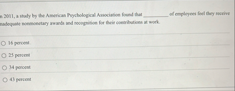 n 2 0 1 1 , a study by the American Psychological