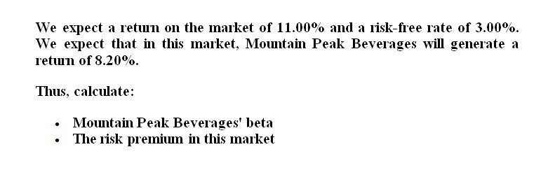 Right answer with accounting We expect a return