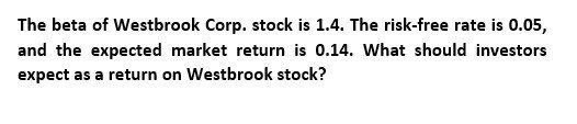 what should investors expect as a return on