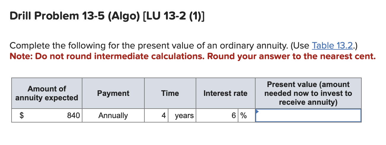Drill Problem 1 3 - 5 ( Algo ) [ LU 1 3 - 2 ( 1 )