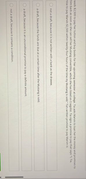 heeds $ 2 , 5 0 0 to pay her tuition and buy