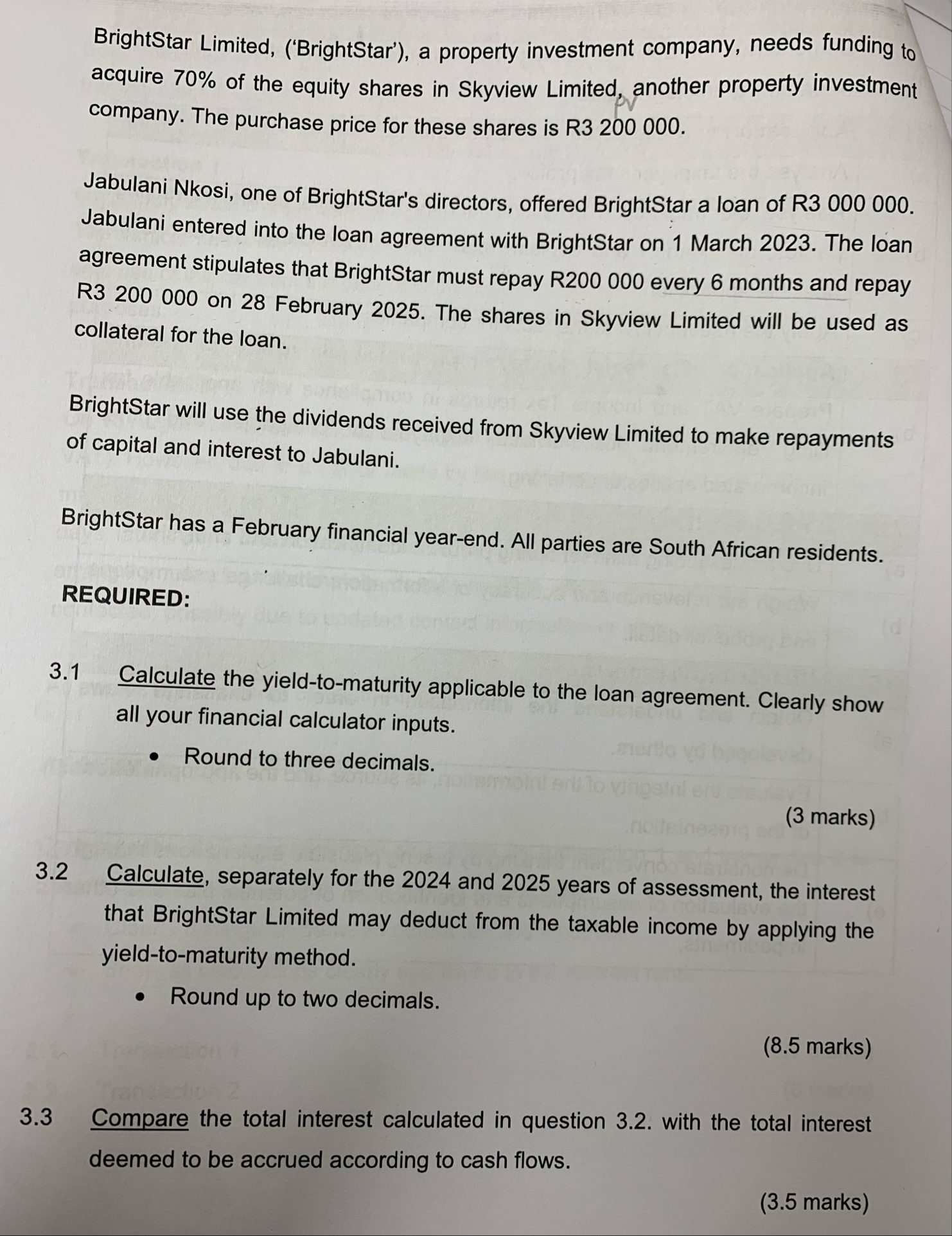 BrightStar Limited, ( ' BrightStar ' ) , a