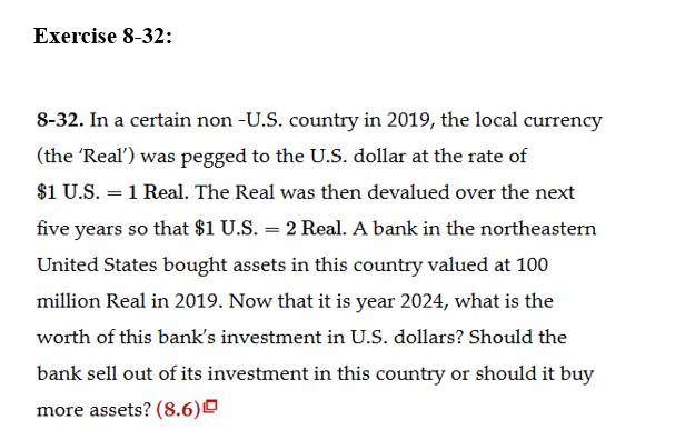 Exercise 8 - 3 2 : 8 - 3 2 . In a certain non - U