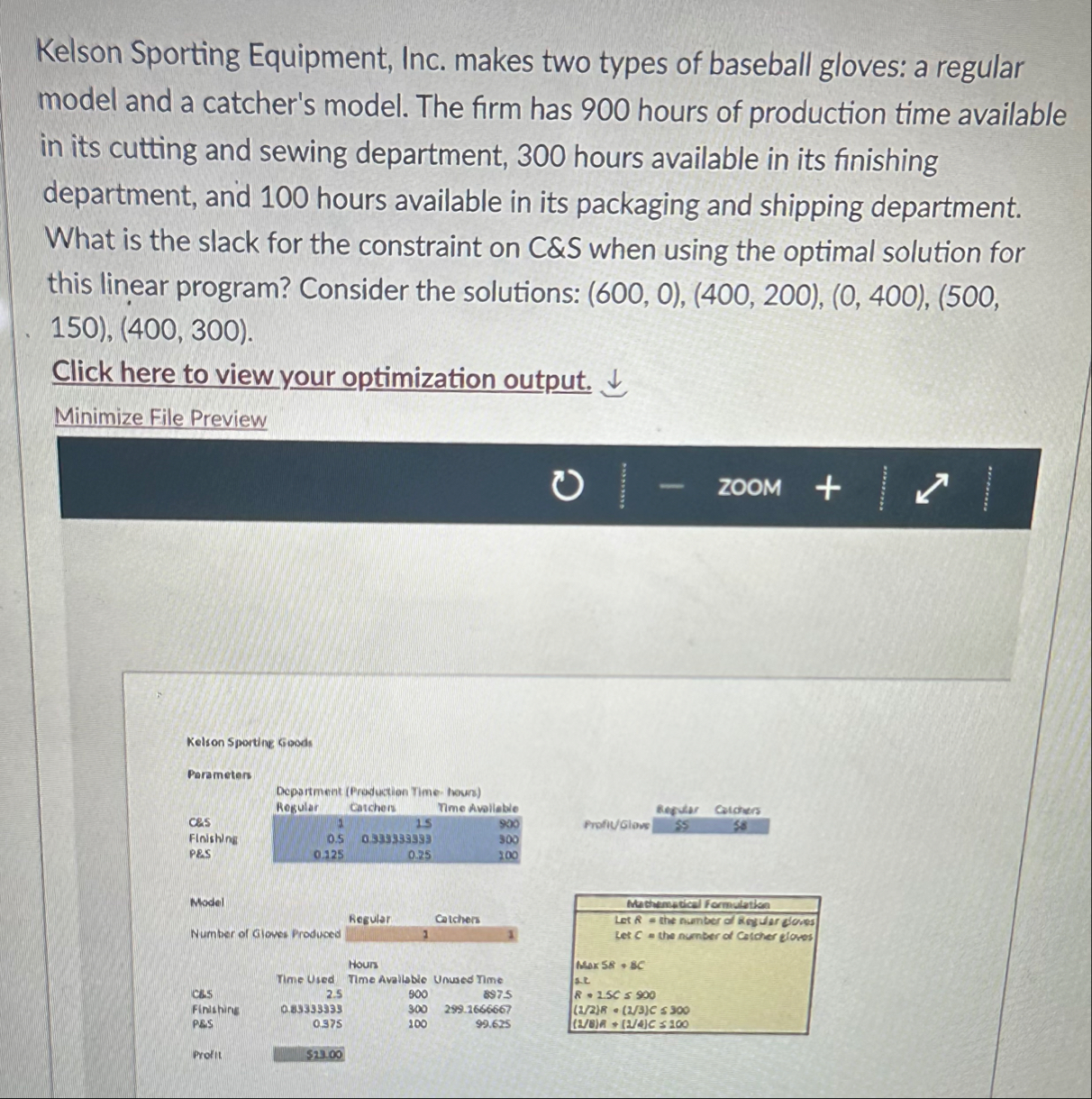 For the Kelson question, why is the answer 1 7 5