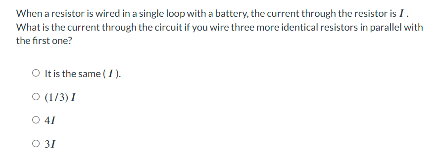 ans When a resistor is wired in a single loop
