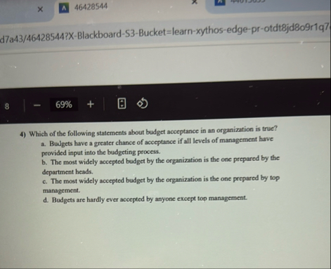 d 7 a 4 3 / 4 6 4 2 8 5 4 4 ? X - Blackboard - S