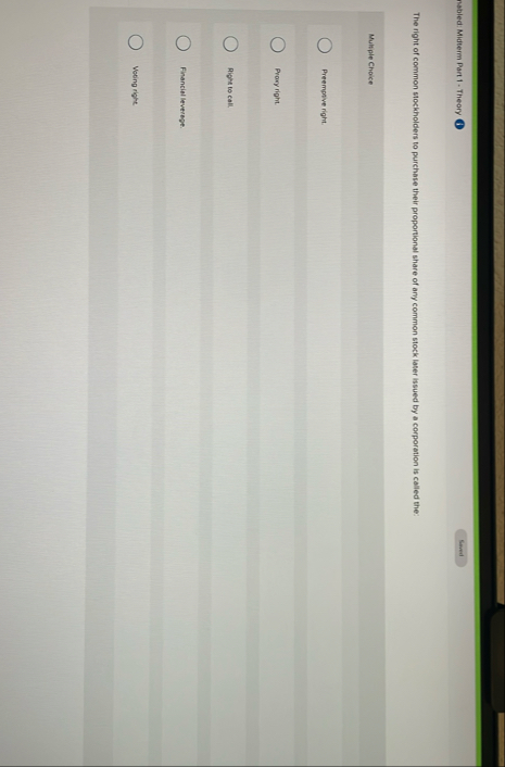 nabled: Midterm Part 1 - Theory ( 3 ) The right