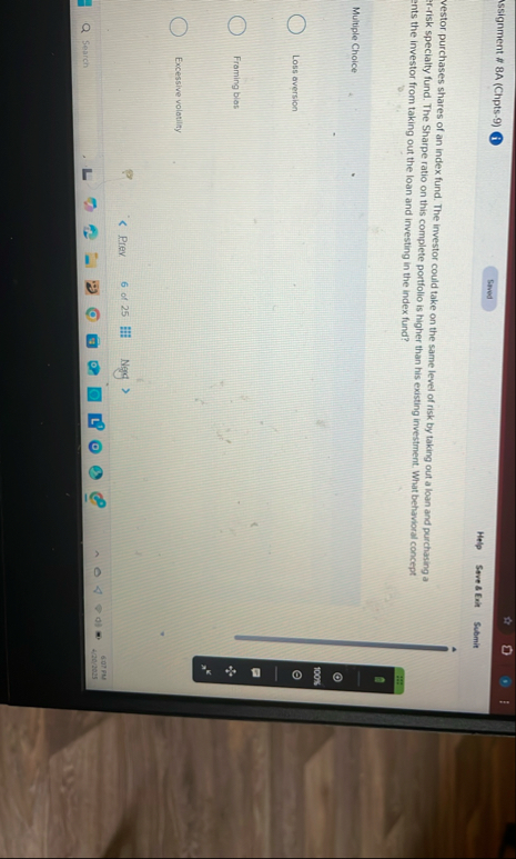 Issignment # 8 A ( Chpts - 9 ) vestor purchases