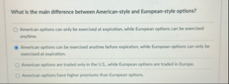 What is the main difference between American -