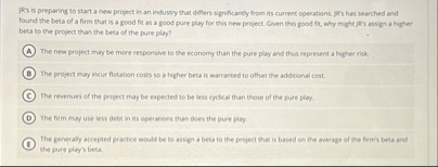 IR's is preparing to start a new proiect in an