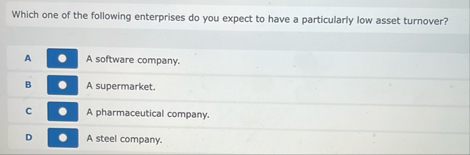 Which one of the following enterprises do you