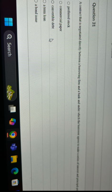 Question 3 1 A contract that is negotiated