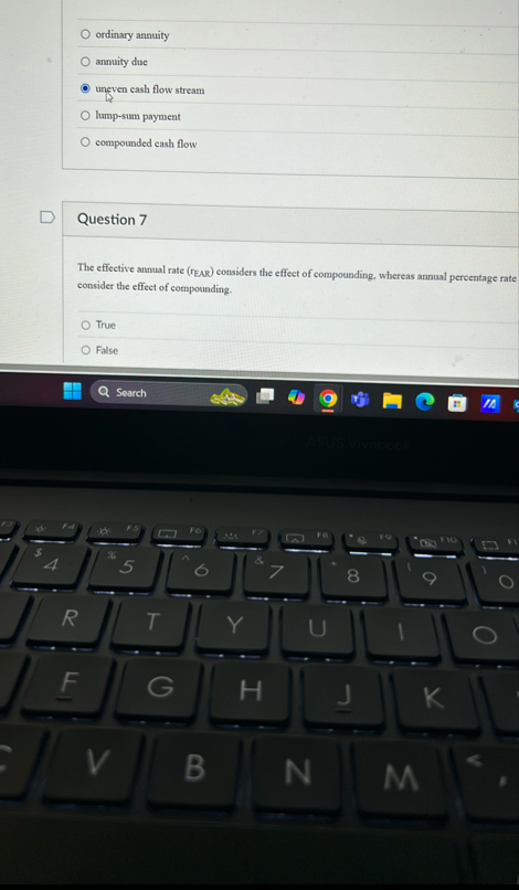 ordinary annuity annuity due uneven eash flow