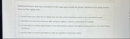 Additional factors that may contribute to the