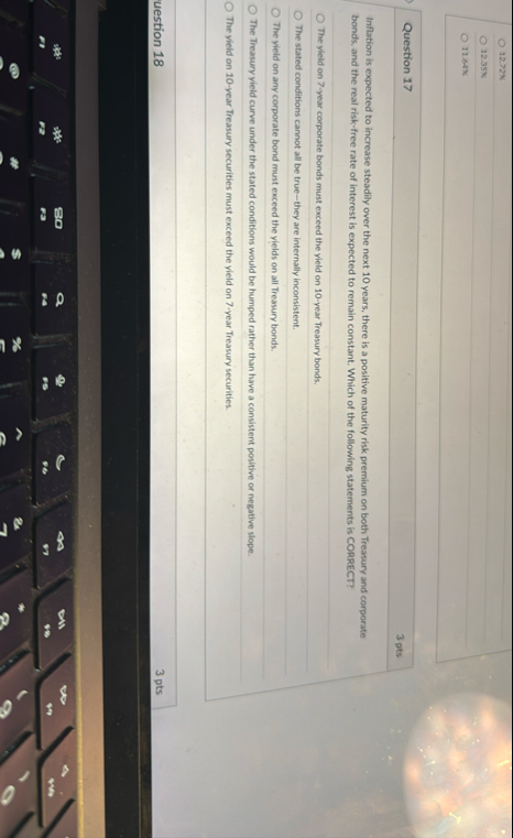 1 2 . 7 2 % 1 2 . 3 5 % 1 1 8 4 % Question 1 7 3