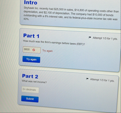 Intro Skyhawk Inc. recently had $ 2 5 , 5 0 0 in