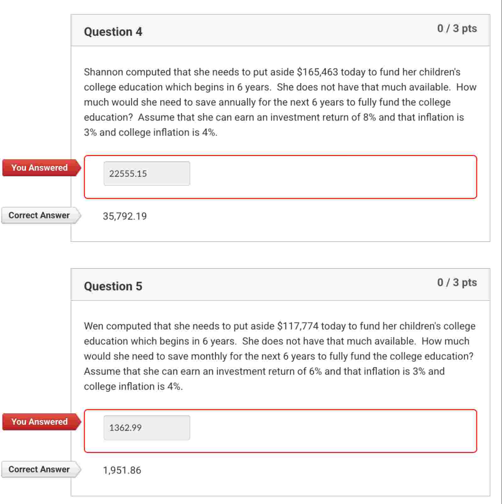 Question 4 \ ( 0 / 3 \ ) pts Shannon computed
