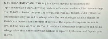 1 2 - 1 1 REPL.ACEMENT ANALYSIS St . Johns River