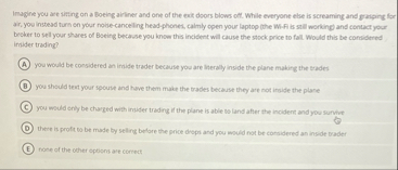 Imagine you ase sitting on a boeing airliner and