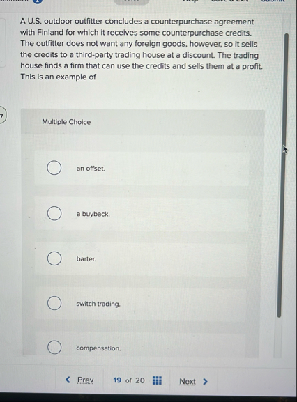 A U . S . outdoor outfitter concludes a
