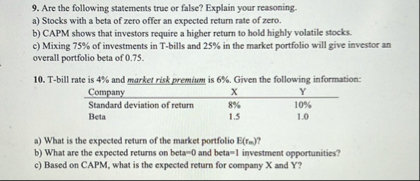 Are the following statements true or false?
