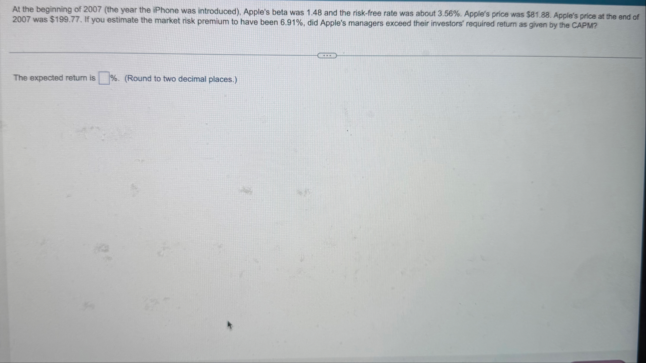 At the beginning of 2 0 0 7 ( the year the iPhone