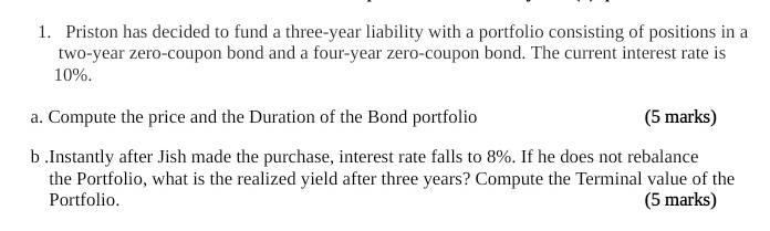 Priston has decided to fund a three - year