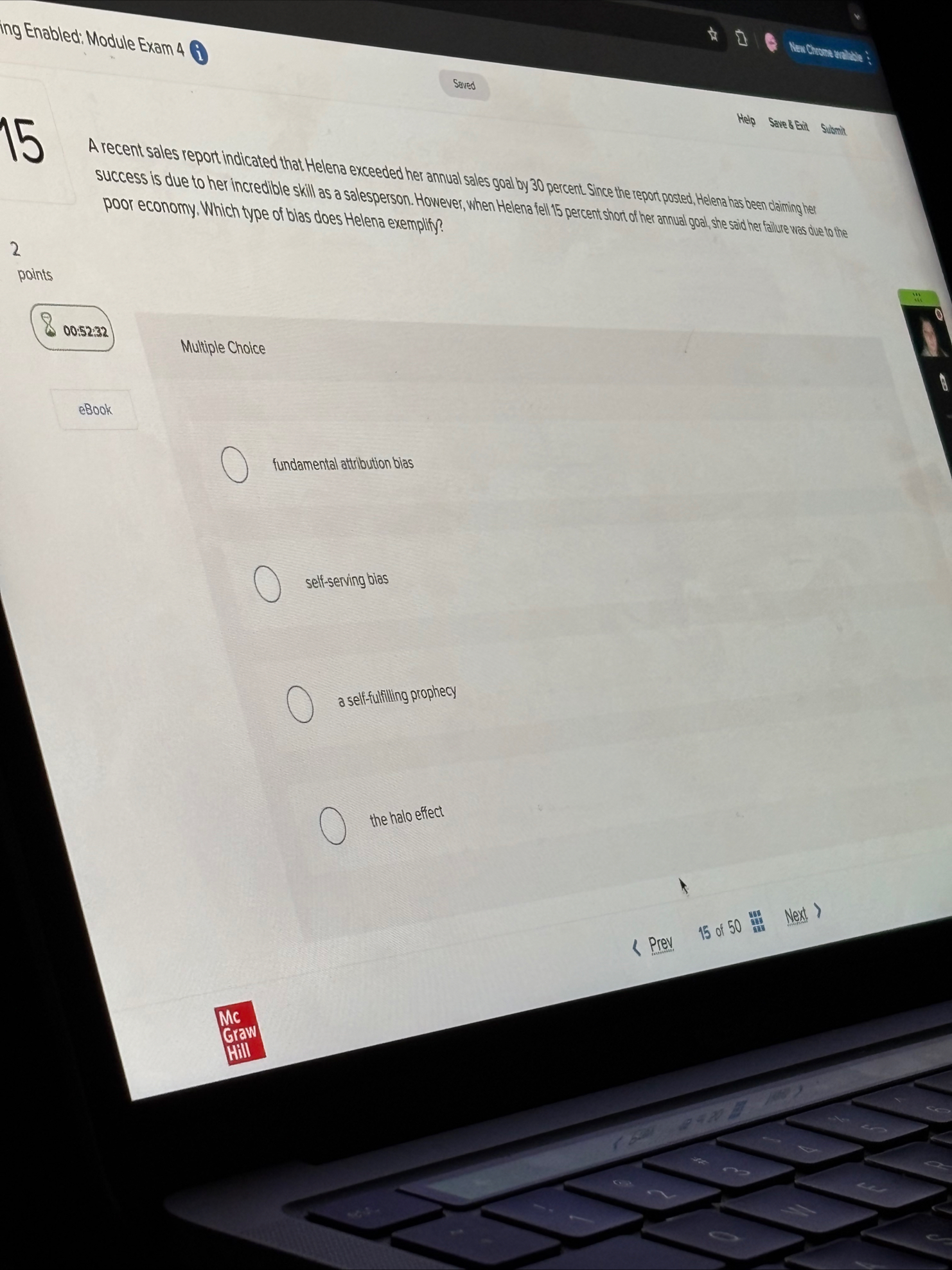 ing Enabled: Module Exam 4 Nenchiomexalith: 1 5