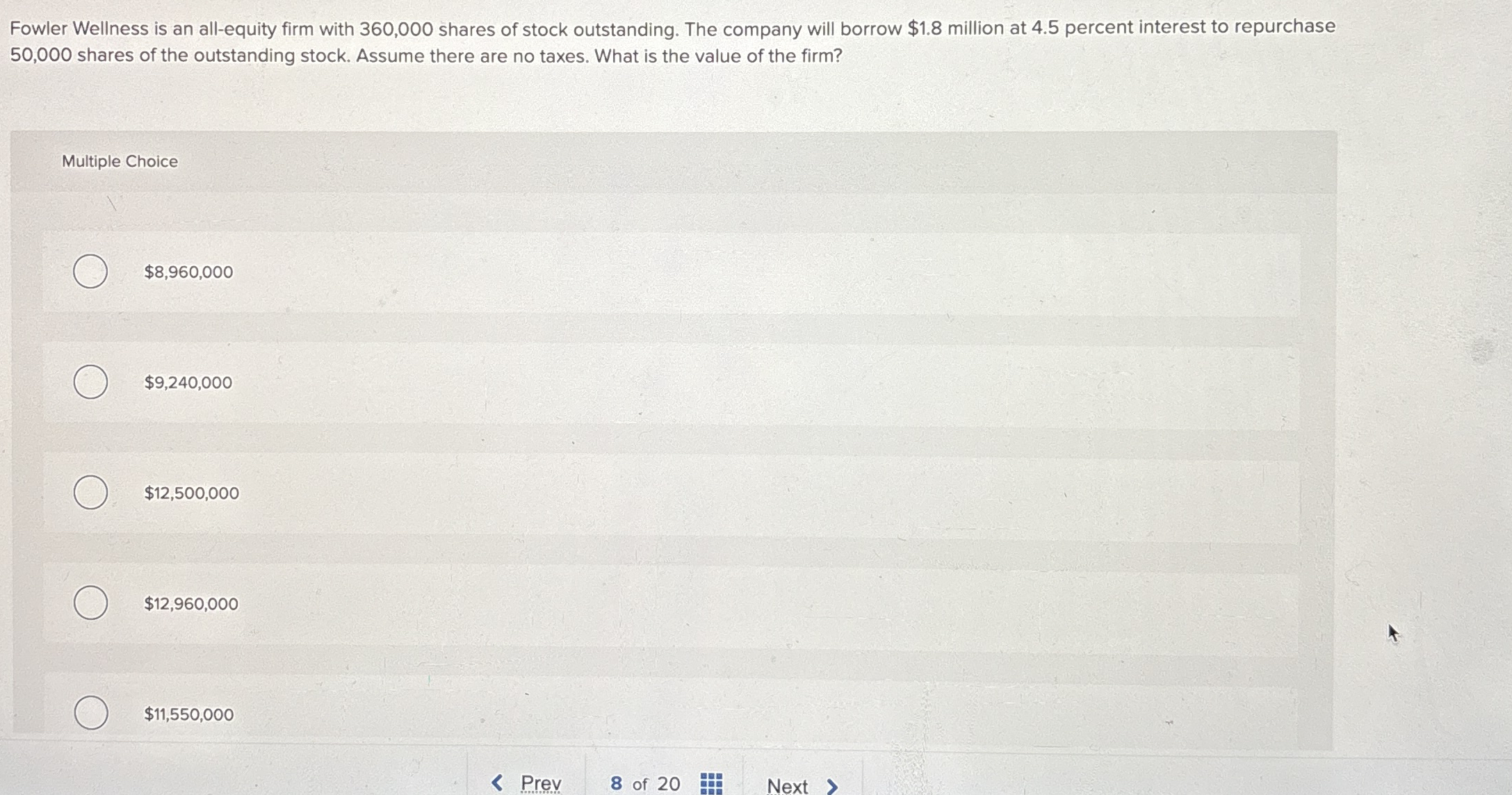 Fowler Wellness is an all - equity firm with 3 6