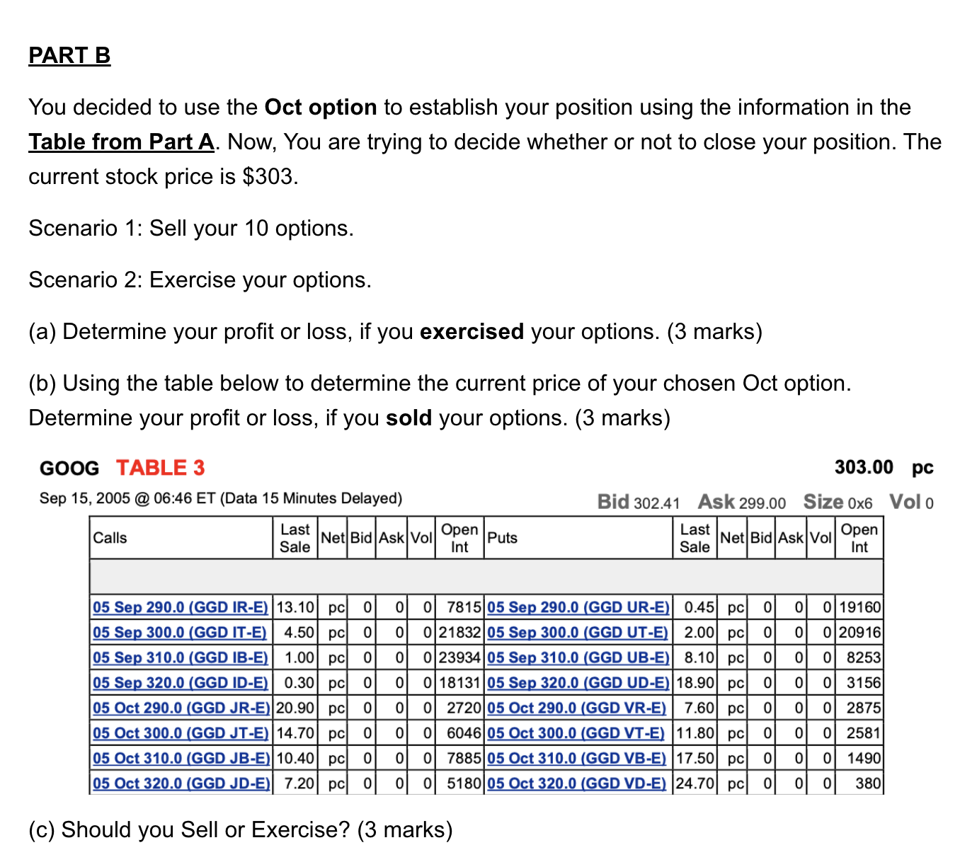 You decided to use the Oct option to establish
