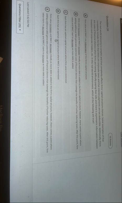 Question 3 1 The real worlat etonomy is complex