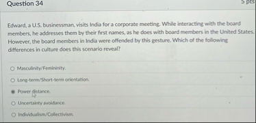 Question 3 4 Edward, a U . S . businessman,