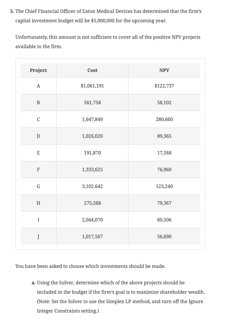 ( Assignment Instructions ) : Please do problem 3