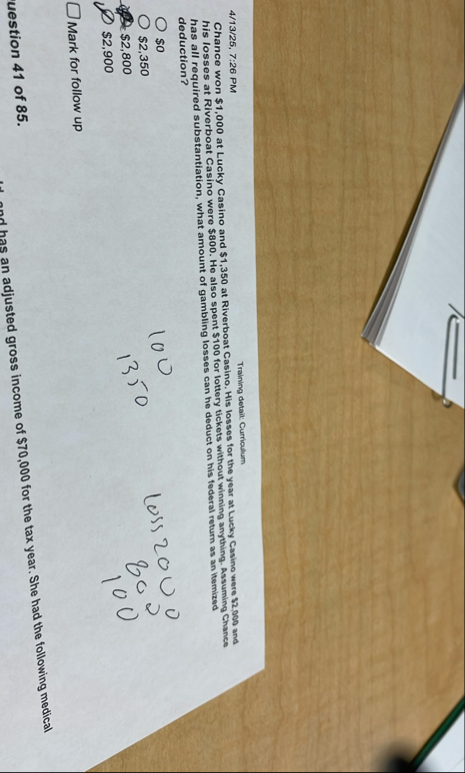 4 / 1 3 / 2 5 , 7 : 2 6 PM Training detail: