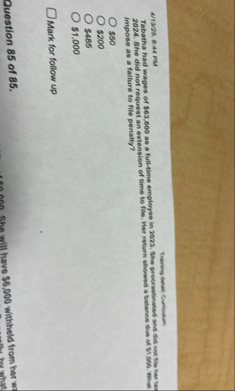 4 / 1 3 / 2 5 , 8 : 4 4 PM Trairing eetat: