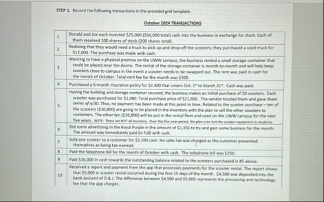 Please give me the correct entries and please