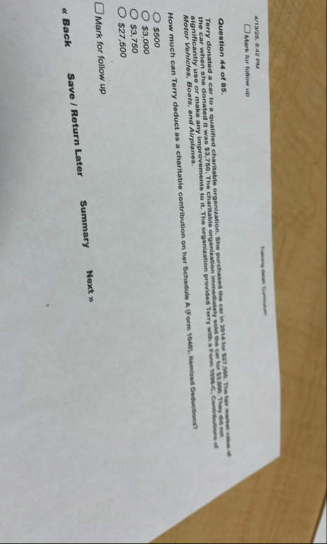 4 / 1 3 / 2 5 , B: 4 2 PM Traporey detek Cumrathe