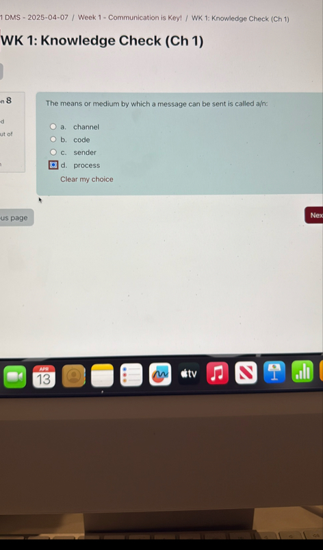 1 DMS - 2 0 2 5 - 0 4 - 0 7 / Week 1 -