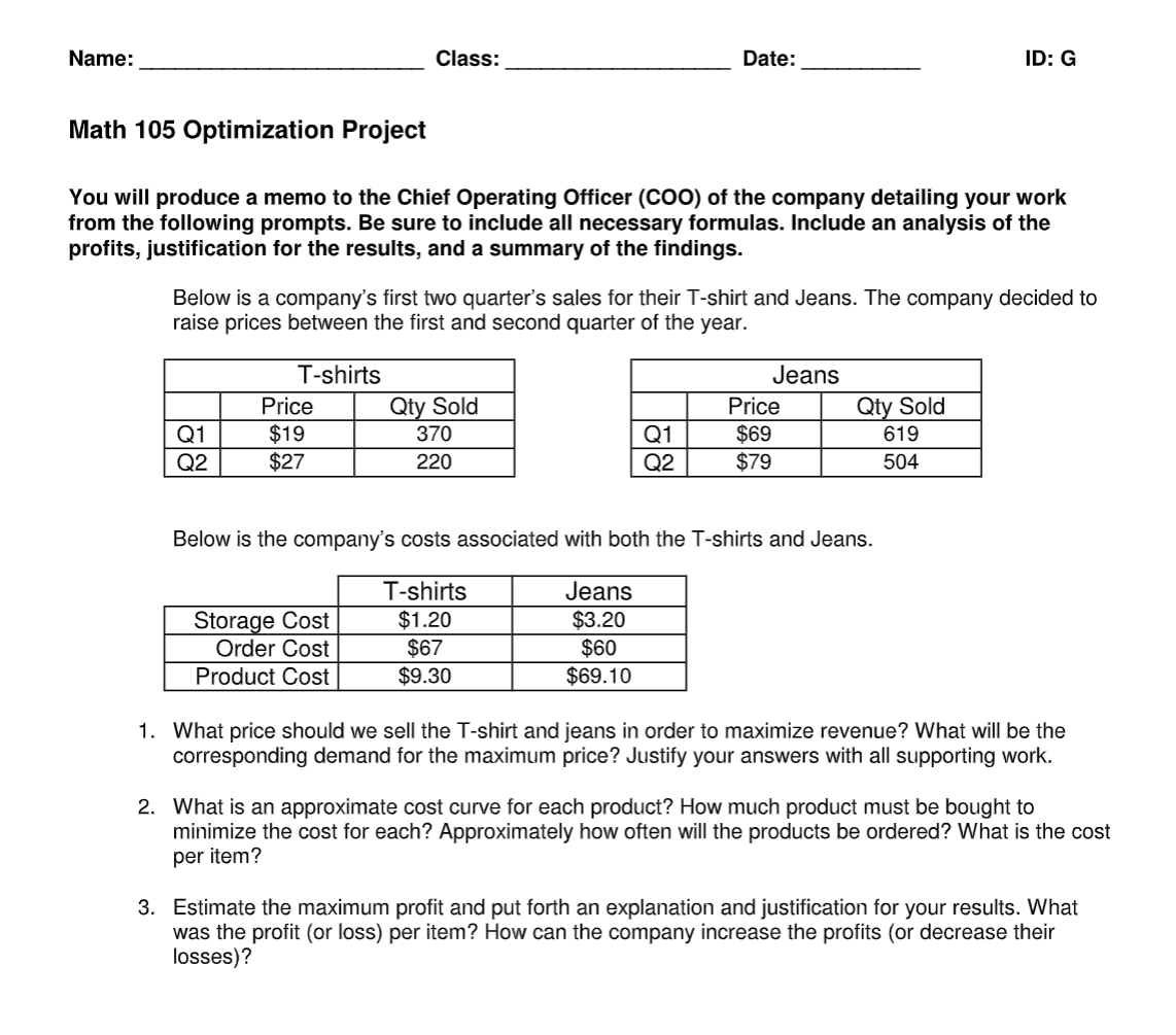 Could someone solve 1 and 2 ? Math 1 0 5