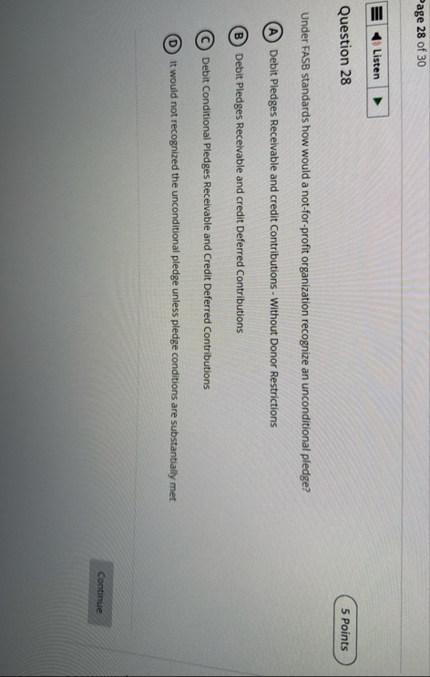 age 2 8 of 3 0 Question 2 8 Under FASB standards