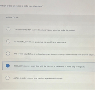 Which of the following is not a true statement?