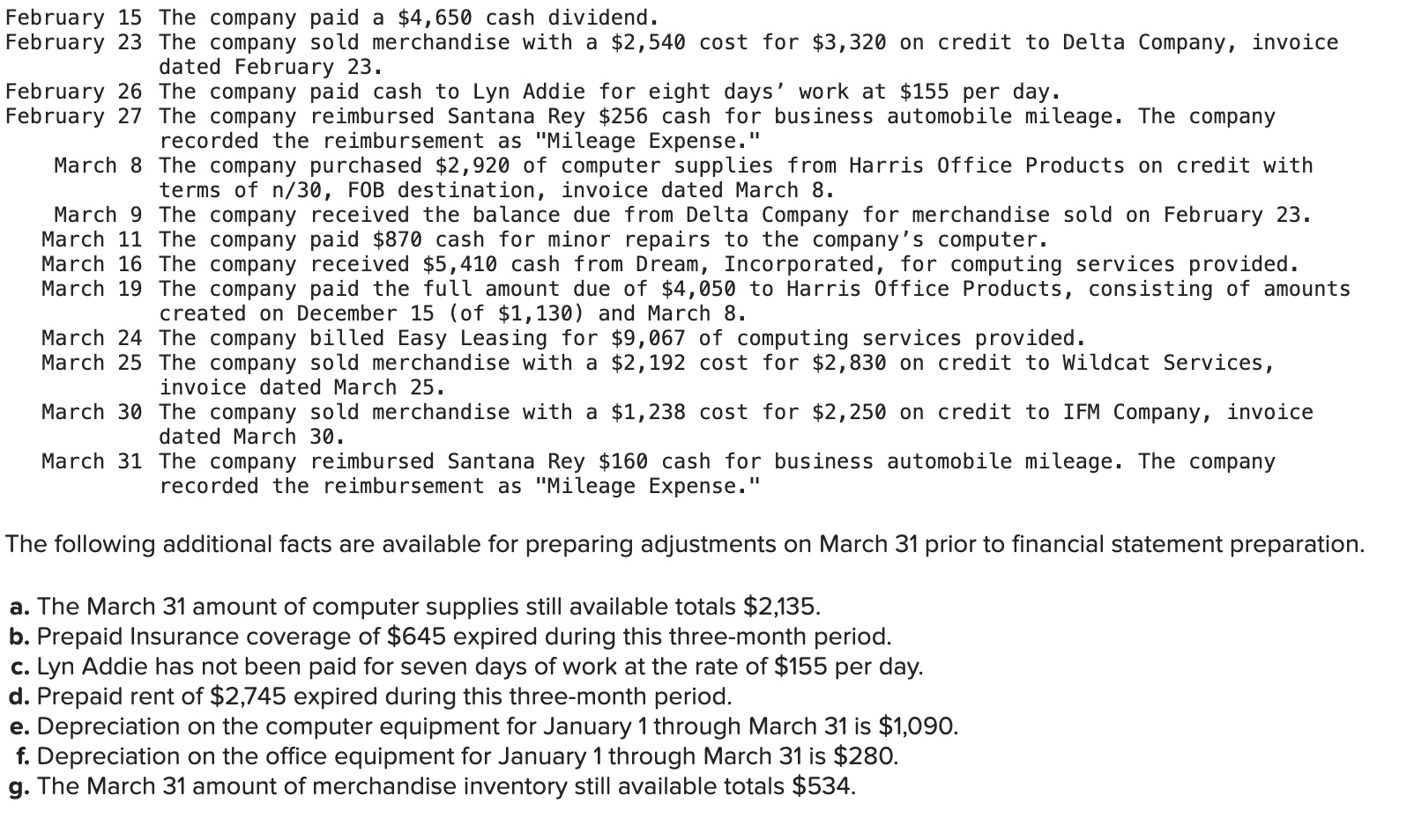 SP 4 Serial Problem Part 5 ( Algo ) 5 . Prepare a