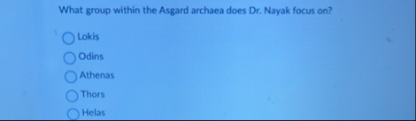 What group within the Asgard archaea does Dr .