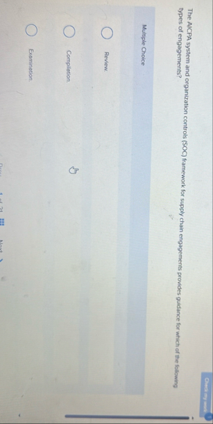 The AICPA system and organization controls ( SOC