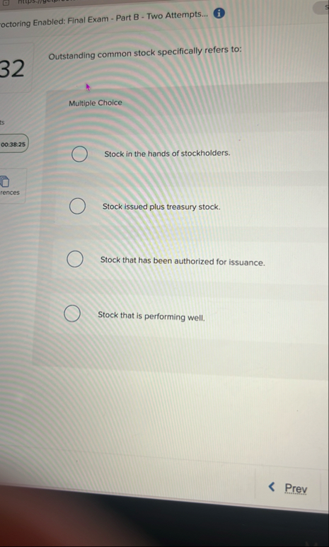 octoring Enabled: Final Exam - Part B - Two