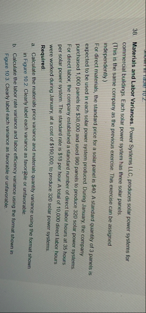 Figure 1 0 . 2 Direct Materials Variance Analysis